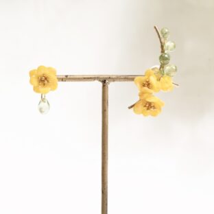 春のお出かけに連れて行きたくなる  フリージアアクセサリー販売会します🌼